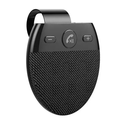 Bluetooth V5.0 Handsfree Car Screen Protector Phone Rechargeable Wireless Music Speakerphone Kit, ABS + Metal material