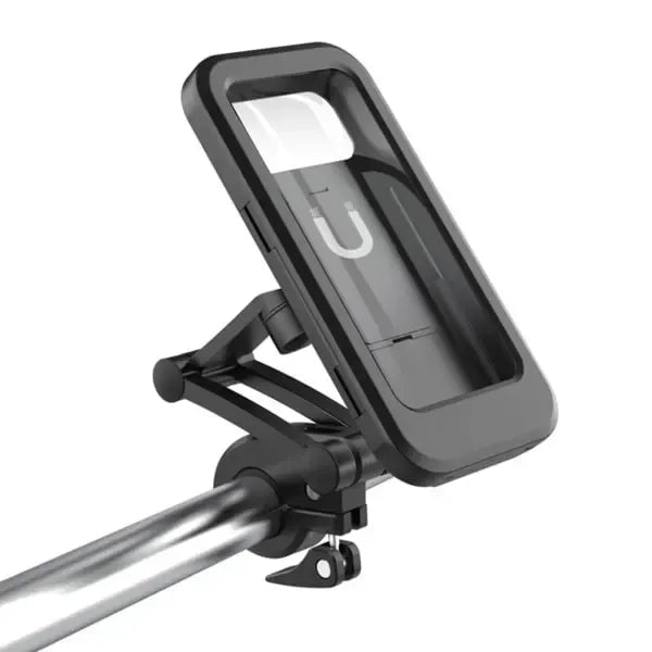 Bicycle Waterproof Phone Holder, Universal Phone Holder Bicycle, ABS material, dashboard mounting, stable phone or GPS support, Black Color