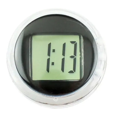 Universal Motorcycle Watch Accessories Watch Digital Watch Black, ABS + Rubber material, automotive replacement use, Black Color