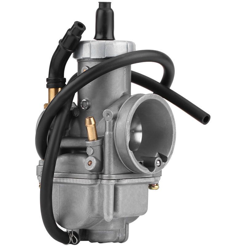 For Keihin PE28 28mm Carburetor Carb Fits For Honda CR80 CR80RB 1996-2002 CR85 CR85R 2003, Aluminum material, Grey Color