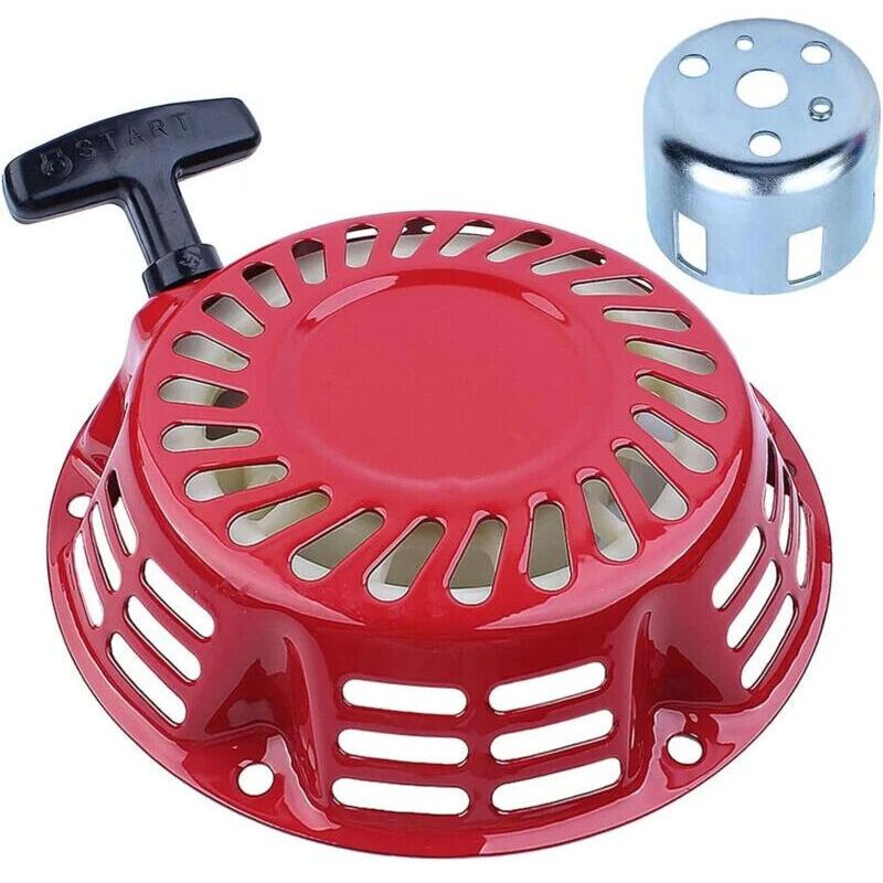 Recoil Starter for Honda GX120 GX160 GX140 GX200 5.5HP 6.5HP Engine, Recoil Start + Starter Cup Replacement Parts Recoil Starter Pull Starter