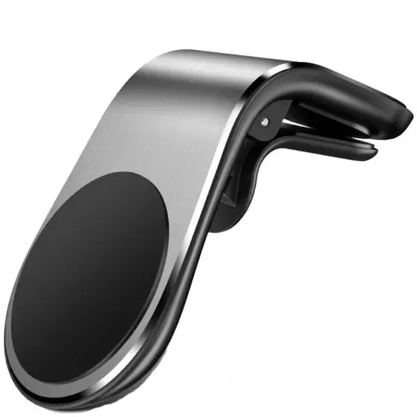Magnetic Mobile Phone Holder for Car Silver, Silicone material, dashboard mounting, stable phone or GPS support, Black/Silver Color Options