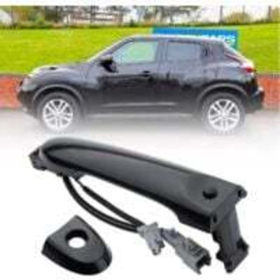 Front Right Driver Side Exterior Door Handle Fits Nissan Juke F15 2010-2022 80644-1FA5A 80644-3WC2A 80640-3WC2A Black, Black Color