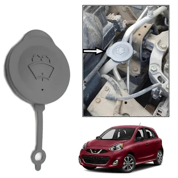 Car Windshield Wiper Washer Fluid Reservoir Cap Water Tank Bottle Cap 28913-1HA3A For Nissan Micra K13 2011 - 2016 Styling, Plastic material
