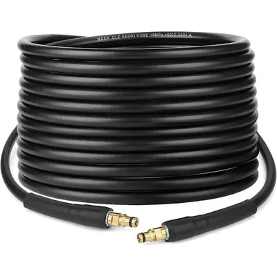 10 m Replacement Hose Compatible with Karcher K-Series Pressure Washer K2 K3 K4 K5 K7, Click Type Quick Coupling, Black Color