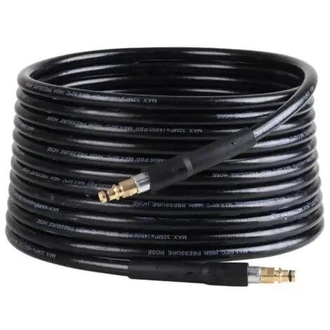 15 m hose compatible with Karcher high-pressure washer, High-pressure hose compatible with Karcher K2 K3 K4 K5 K6 K7 Quick coupling, Black Color