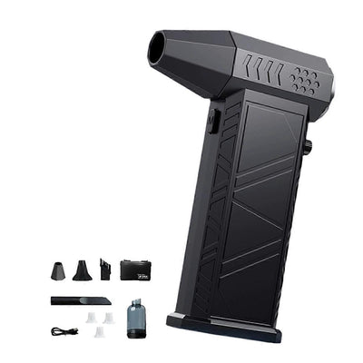 Turbo Jet Fan 300000RPM Powerful Air Blower, Brushless Motor Portable Dust Cleaner for Car Interior, 8000mAh Battery