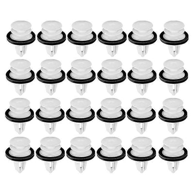 102540100A 60 pcs Door Trim Clips Fits Tesla Model XS Auveco 21169 Plastic, direct exterior replacement, Black/White Color Options