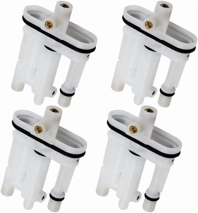 Carburetor Main Jet Replacement Kit, 4 Pack Heavy Duty Lawn Mower Engine Parts for Briggs & Stratton 09P702, Heavy Duty Use