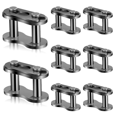 8 Pcs 420 Chain Master Links Replacement Connector Links for Motorcycle Pocket Bike Dirt Bike Mini Bike and Go Kart Parts