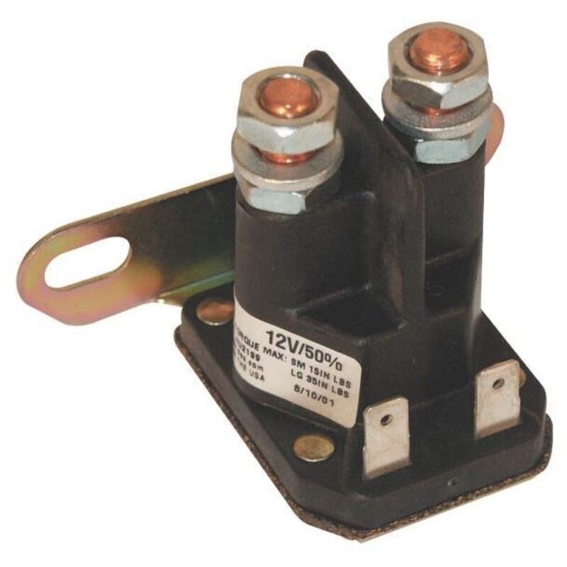 Starter Solenoid Relay 118736112/0 for CastelGarden GGP Stiga Honda Riding Mowers, Replacement Mower Starting Relay