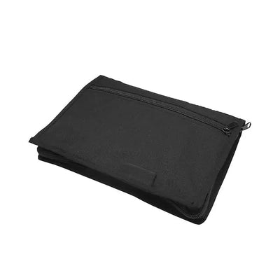 Universal Glove Box Organiser Holder for Car Manuals Documents Papers and Insurance Cards, Multiple Pockets, Black