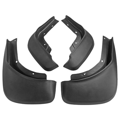 4x Front and Rear Car Fenders for Volvo XC60 2014 2015 2016 2017, Molded Mudguards, Semi-Rigid ABS Plastic Set
