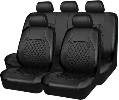 Car Seat Cover Set, Interior Protection, Protect Car, Waterproof Breathable, for Daily Car Use, Travel and Interior Organization, Black