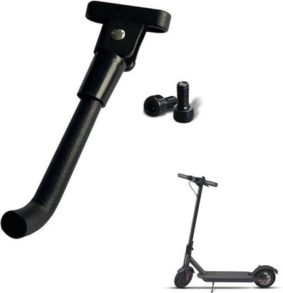 Stand for Electric Scooter, Aluminum Kickstand, Replacement Side Stand with Screws, for Home, Travel and Daily Use, Black