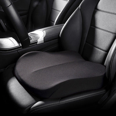 Car Seat Cushions, booster seats, women's seat cushions, all-season seat cushions, memory foam driver's seat cushions, 6-9 cm, Black
