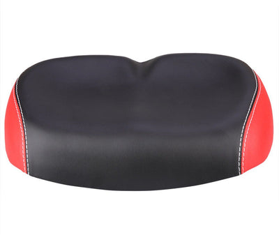 Bicycle Saddle, Mountain Bike Saddle, Comfortable Bicycle Saddle, Shock-absorbing, Noseless Saddle, 26 x 17 x 9 cm, Red