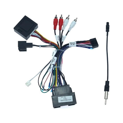 16 Pin Android Audio Wiring Cable Harness CANbus Adapter for Chevrolet Trax Cruze Aveo Malibu, Stereo Installation Connector