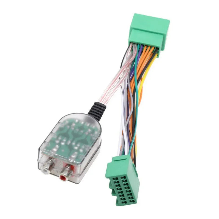 Radio Add Amp Subwoofer Amplifier Wire Harness for Chevrolet Camaro Silverado, Factory Stereo Bass Amp Installation Adapter
