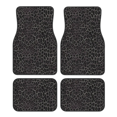 4 Piece, Car Floor Mats Set Carpet Protection, Universal Fit for Car SUV Truck, Vehicle Front and Rear, Leopard Print