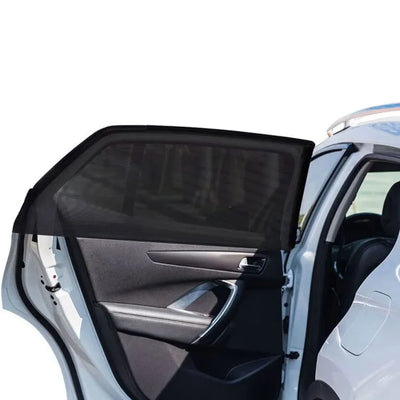 2 Pieces Car Front Window Screen Mesh, Suitable for Camping, Travel, UV-Protection, Breathable Mesh Car Window Sunshade for SUV Cars