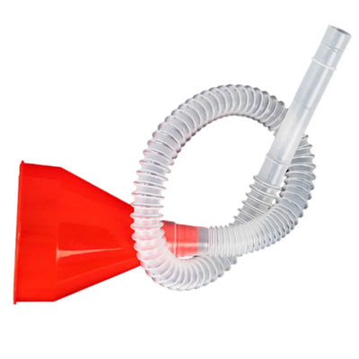 Long Tube Funnel for Water, Coolant, Transmission and Engine Oil, 24'' Flexible Hose Funnel for Automotive Fluid Filling
