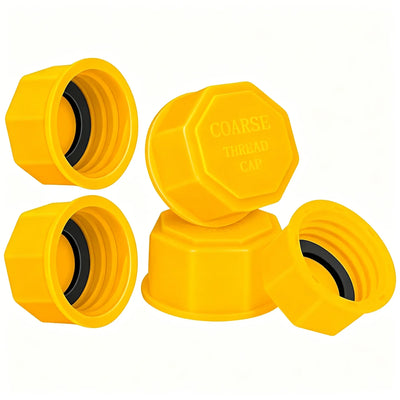 5 Pieces, Gas Can Cap, 5 Gallon Replacement Lids with Coarse Thread for Gasoline, Diesel and Fluids, Plastic Hdpe Gas Tank Lids