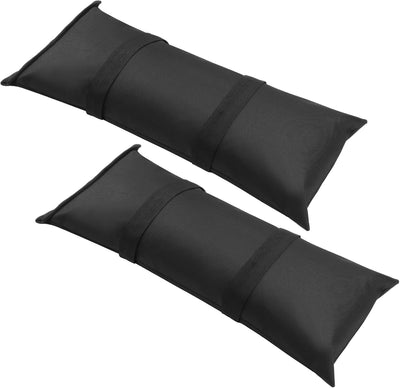 Umbrella Base Weights, 2 Pack Fillable Heavy Duty Weatherproof Sandbags for Cantilever Patio Umbrella, 100 LBS, Black
