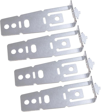 Dishwasher Mounting Bracket 4 Pack WD01X27759 Replacement Parts for GE Hotpoint Dishwashers Silver, Replacement Use