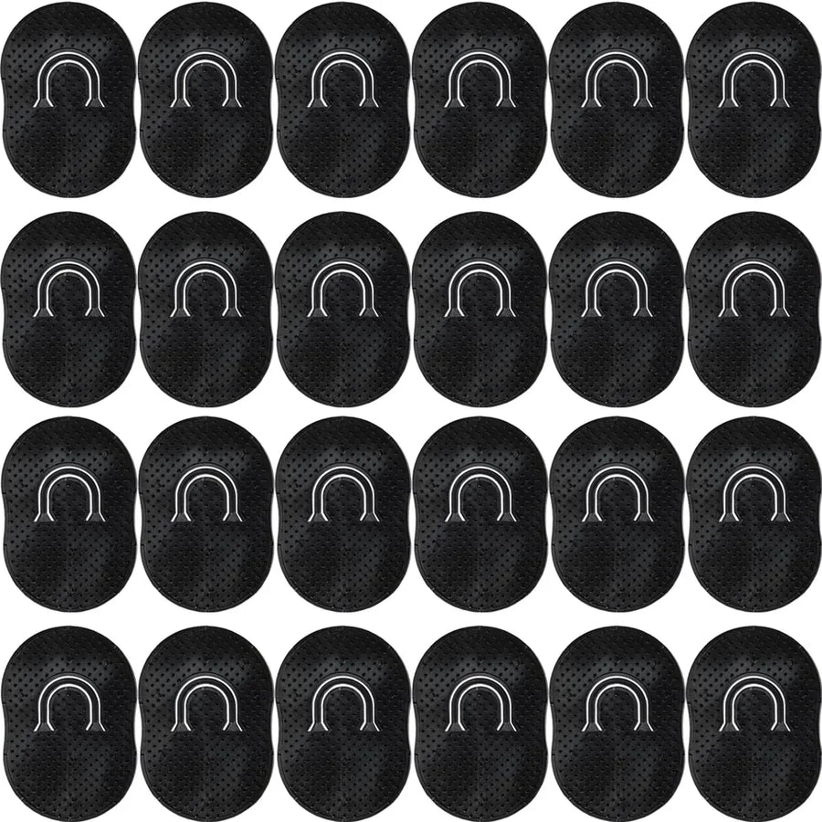 24 Pcs Pocket Palm Combs Soft Portable Scalp Massager Hair Brush for Men and Women, Black, Daily Comfort Use, for Men Women and Everyday Wear
