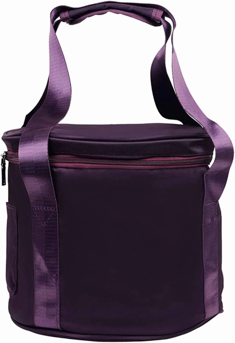 Singing Bowl Carry Bag Thick Padded Portable Travel Case with Handle for Yoga Meditation Purple, 10 inches Size