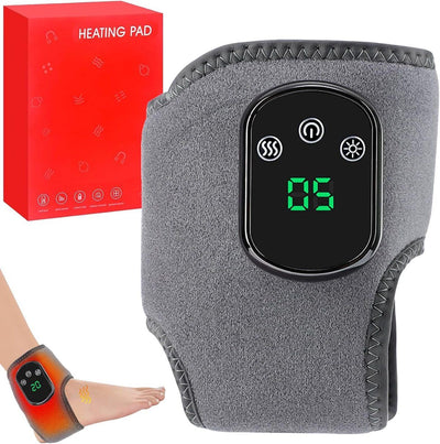 1 Piece, Foot Massager, Massager, Circulation Foot Massager, 3-in-1 Massager, Electric, Gray, 3 Speeds, 5 Heat Settings, Grey