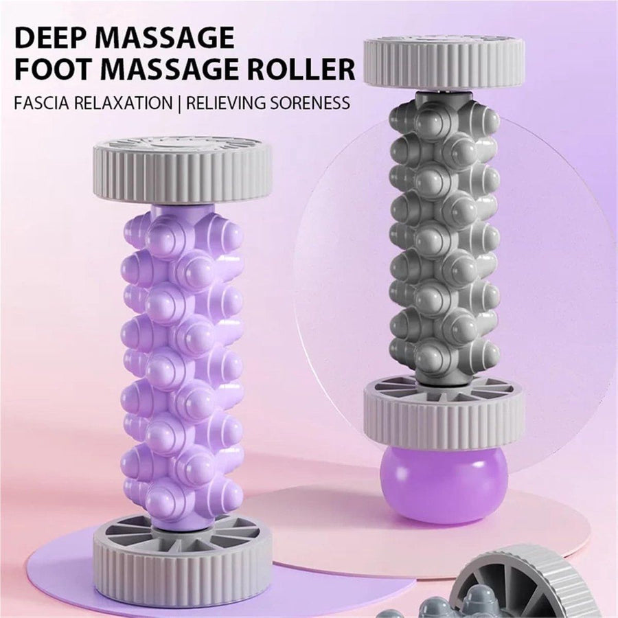 Foot Massager, Foot Massager Roller, Foot Roller, Circulation-promoting foot massage, for plantar fascia, Purple