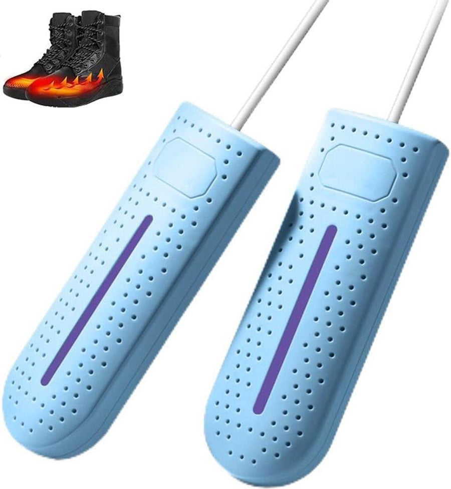 Shoe Dryer, Portable Shoe Dryer, Electric Shoe Dryer with Heating, For Drying Sneakers, Socks, 16.5 x 6 cm, USB, Blue