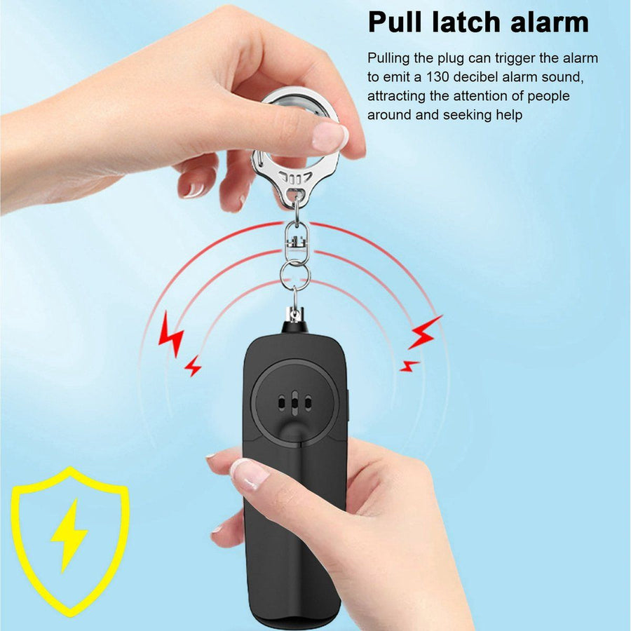 Personal Safety Siren, Emergency Whistle with LED Flashlight, Keychain, for outdoor use, travel, for Home, Travel and Daily Use, 130 dB