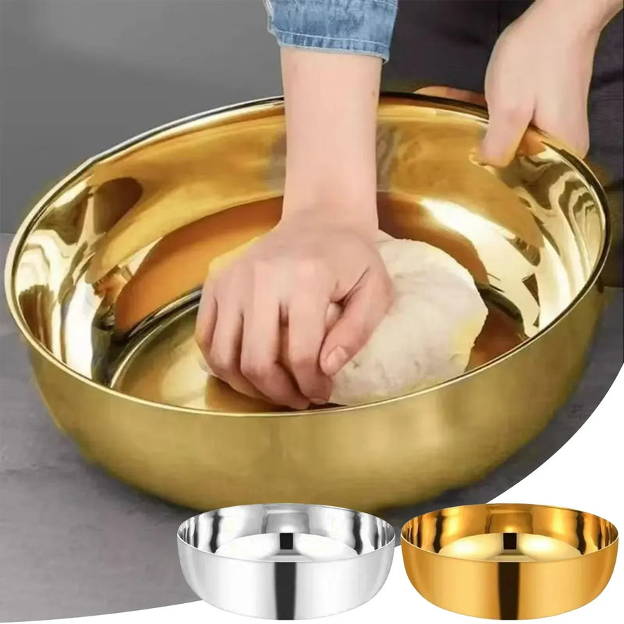 Stainless Steel Mixing Bowl with Lid, 12.6 Inch 32 cm Extra-Large Metal Salad and Dough Kneading Prep Bowl for Kitchen Use
