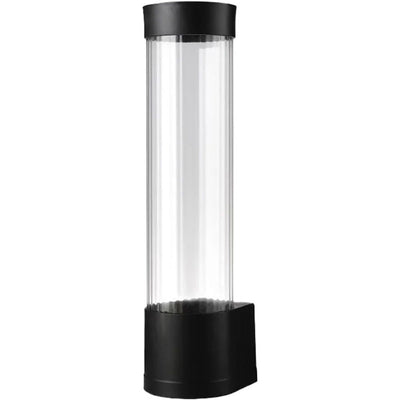Cup Dispenser, Water Cooler Pull Type Cup Holder Fits 5oz - 7oz Cone or Flat Bottom Cups,14" Tube Length Black