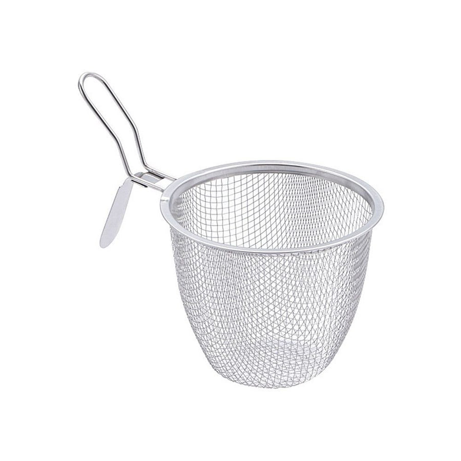 2 Pcs Stainless Steel Basket, Mesh Spider Food Dumpling Noodle Strainer, Fine Mesh Strainer with Handle, Food Strainers