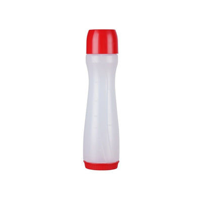 2 pack Premium Pancake Pen - Batter Squeeze Bottle for Perfect Pancake Designs | Easy-to-Clean Pancake Batter Dispenser with Drip-Free Valve | Ideal for Pancakes, Waffles, and Baking Needs（red）