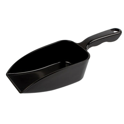 PP Plastic Utility Ice Scoop. black, Multipurpose Large Scooper for Everyday Tasks in Greenhouse, Garden & Home