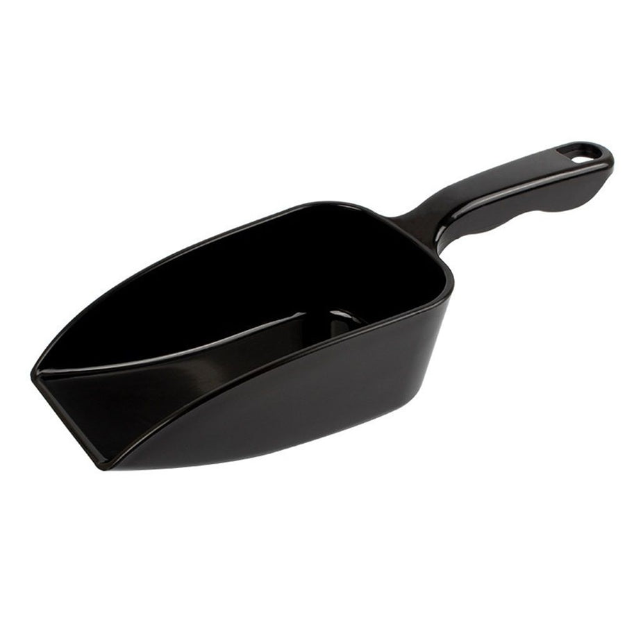 PP Plastic Utility Ice Scoop. black, Multipurpose Large Scooper for Everyday Tasks in Greenhouse, Garden & Home