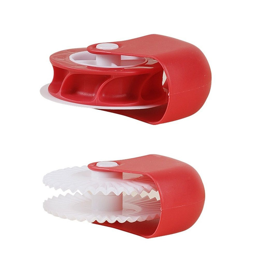 Set of 4,Pastry Wheel Decorator and Cutter, Beautiful Pie Crust, Rolled Pastry Pie Crimper, Baking & Cooking Tool for Apple Pie Crust or Ravioli Pasta