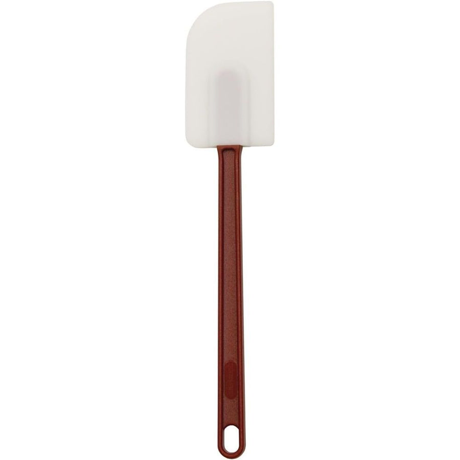 High Heat Resistant Silicone Heavy Duty Spatula/Food Scraper 14-Inch Red Handle for Baking/Cooking/Mixing Dishwasher Safe