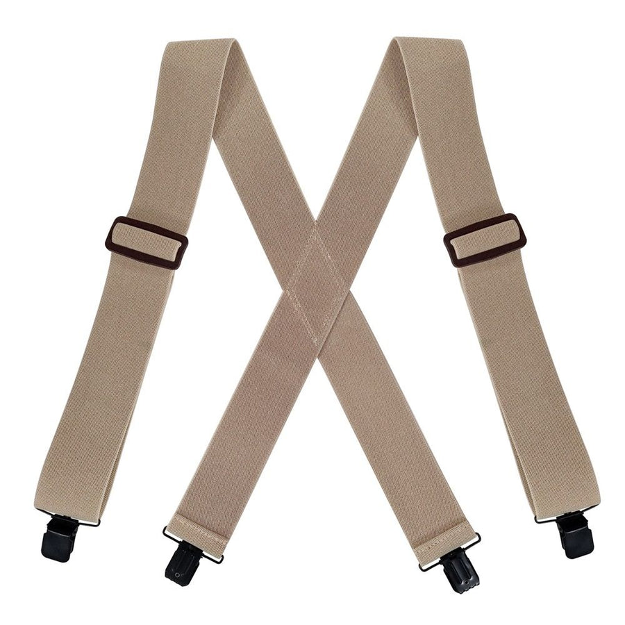 Ski Suspenders for Men & Women - Heavy Duty Support Adjustable Elastic Mens Suspenders w/Pant Clips that Won't Tear