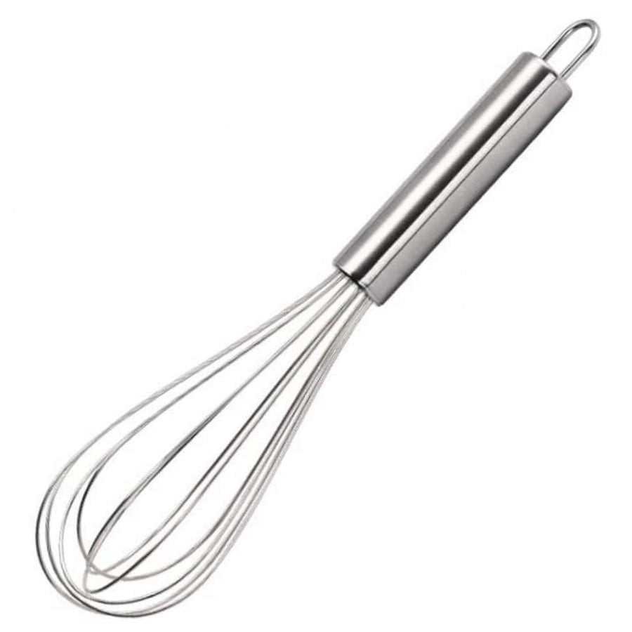 8 Inch Mini Stainless Steel Manual Hand Whisk Handheld Egg Beater Mixer Household Kitchen Utensil for Whipping Cream Egg Stirring Cake Baking