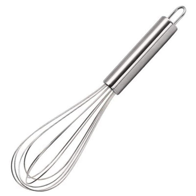 12 Inch Large Stainless Steel Manual Hand Whisk Handheld Egg Beater Mixer Household Kitchen Gadget for Whipping Cream Sauce Cake Dough Baking