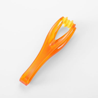 1Pcs Foot & Finger Roller Massager, Amber‑Colored Plastic Acupoint Massage Tool, Boost Blood Circulation, Relieve Finger Pain and Stress for Hands and Feet