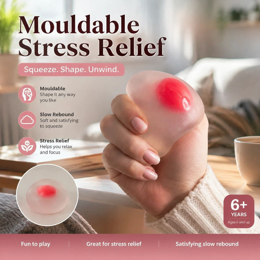 Sweet Moldable Squishy Stress Relief Toy 6cm Strawberry Mochi Maltose, Lazy Patio Vibe