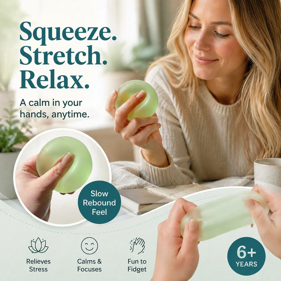 Matte Dreamy Green Calming Squishy 6cm