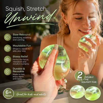 Grape Green Fresh Squishy 6cm 2 Pack